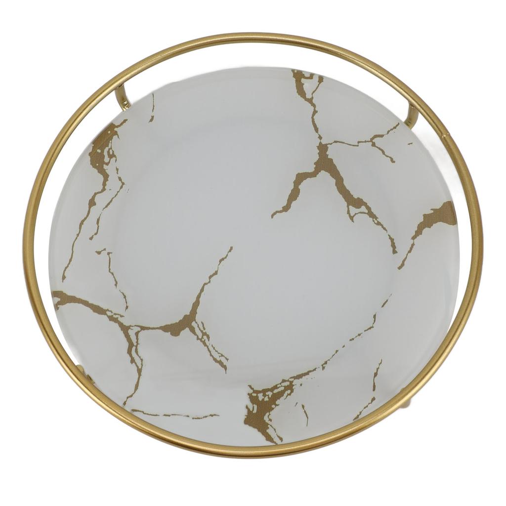 Bathroom Tray Skid Resistant Bathroom Vanity Tray Stylish Elegant Countertop Tray for Cosmetics Jewelry