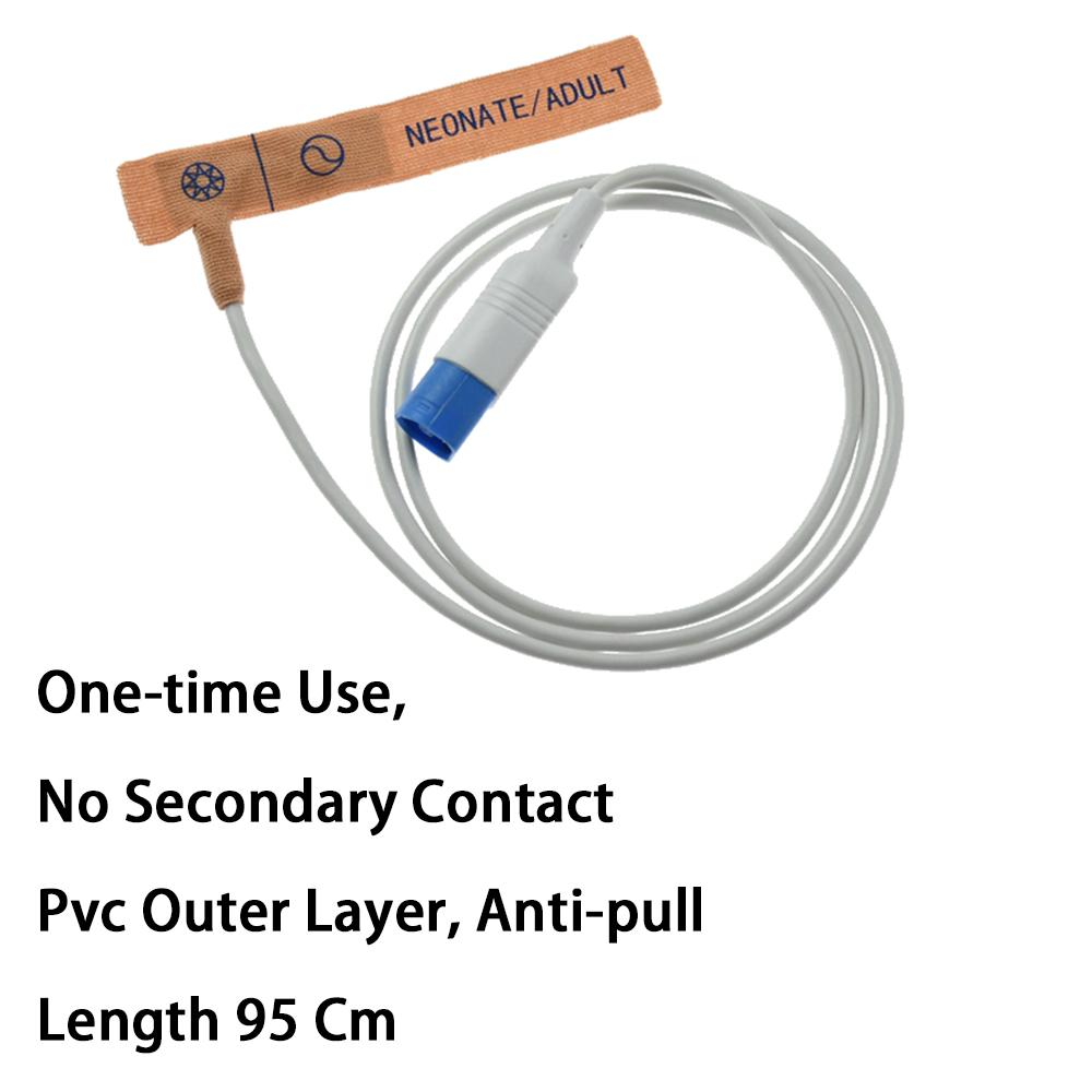 Compatible for Ph*ili*ps 8 Pin Patient Monitors, Disposable SPO2 Probe Sensor, SPO2 Finger Sensor,  Blood oxygen Saturation Data Monitoring