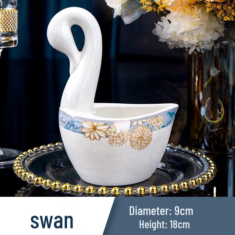 

ZISIZ Modern Chinese Bone China Dinnerware Set