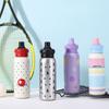 Dual Spout Insulated Vacuum Cup Stainless Steel Insulated Cup Thermal Water Bottle  Sport Office