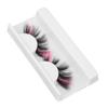 1 Pair 18mm Colored False Eyelashes Cosplay Costume Party Long Curly Pink Glitter Fake Eyelashes for Women G5X01‑2