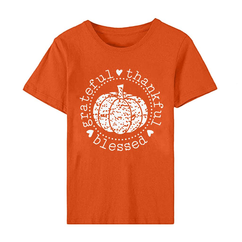 Women's Pumpkin Shirt Women Plaid 