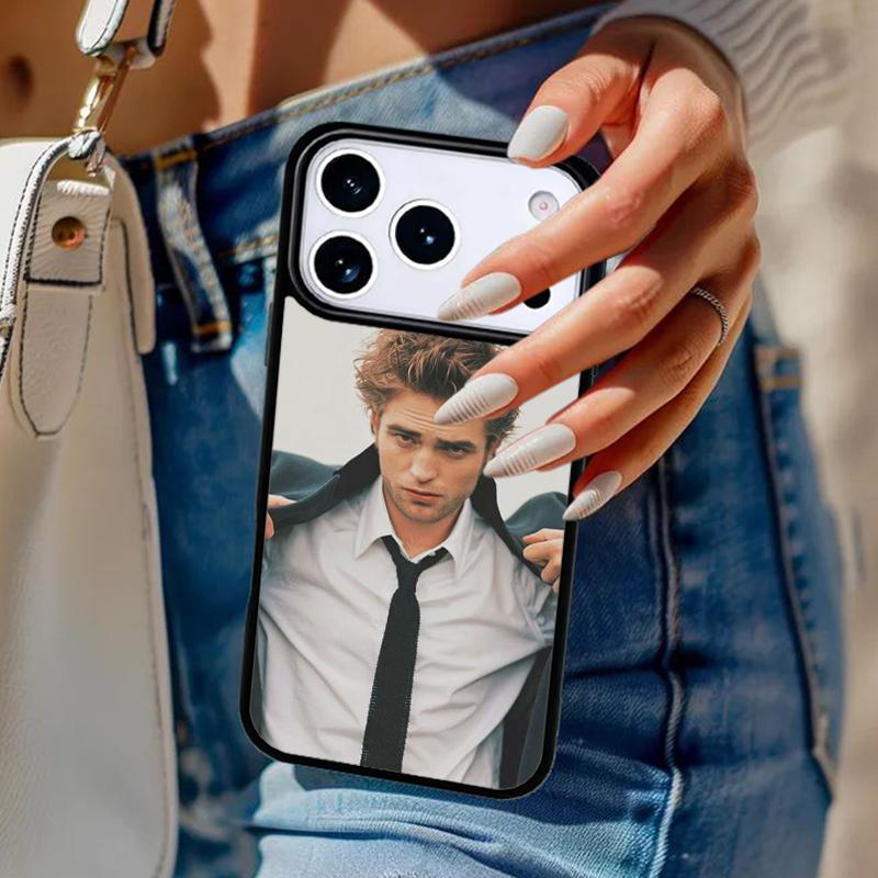 Robert Pattinson Phone Case For iPhone 17 Air 14 15 13 12 Max Cover For Apple 16e 11 Pro Max Plus Coque
