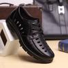2025 Summer Business Leather Shoes Cowhide Dad Shoes Men's Hollow Hole Shoes Middle-aged and Elderly Leather Sandals Casual Shoes Men's Shoes