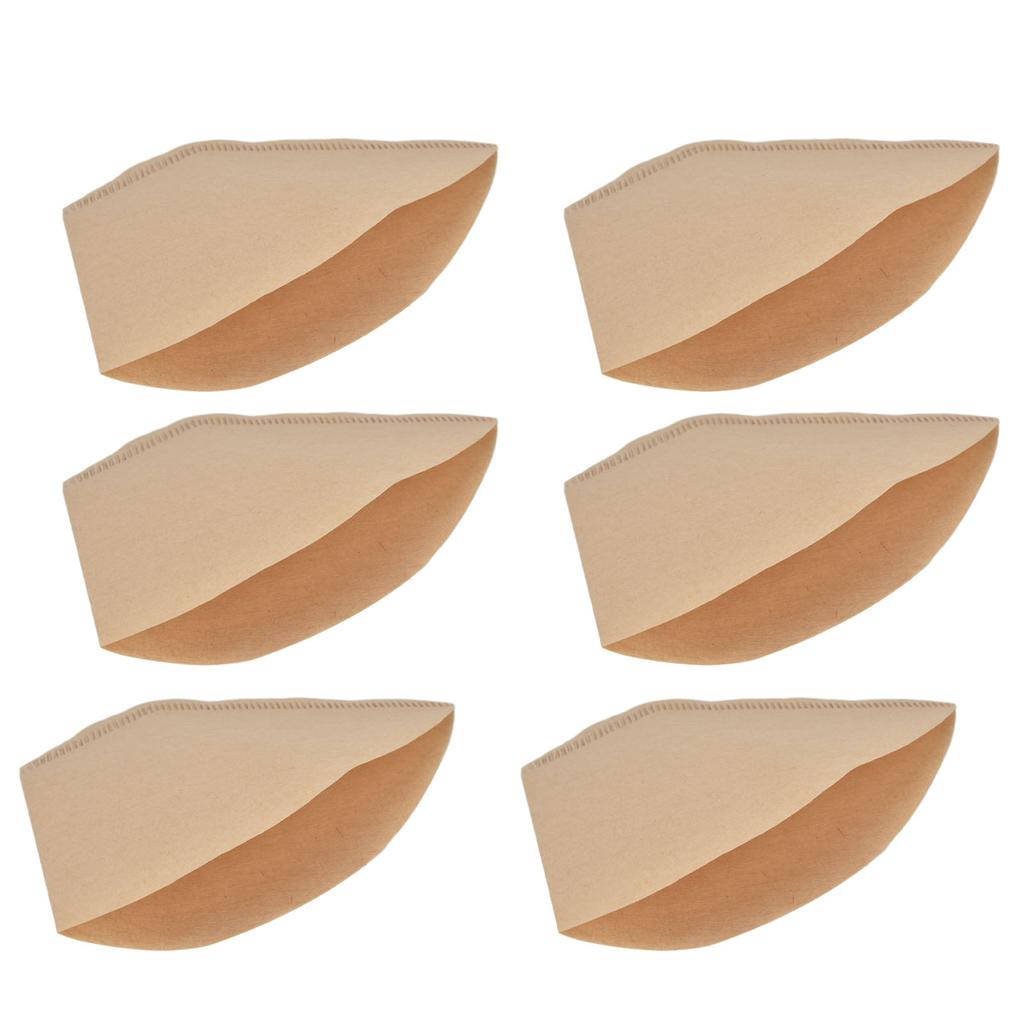 100PCS Coffee Filter Paper Disposable Coffee Drip Paper Natural Wood Pulp Coffee Strainer Paper for 2‑4 Cups
