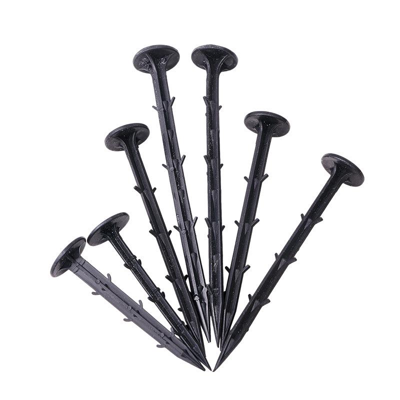 Plastic Ground Stakes for Outdoor Gardening and Weeding Cloth