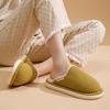 2025 New Warm Corduroy Slippers: Thick-Soled, Non-Slip Indoor Footwear for Men and Women