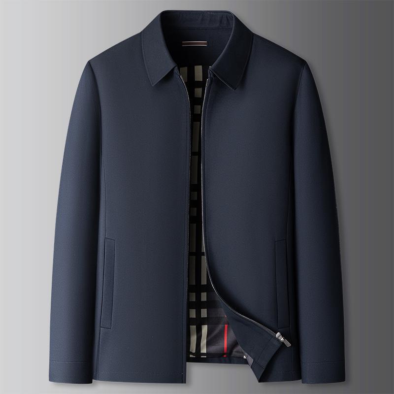 Fat Brother 2025 Men's Plus Size Business Casual Lapel Jacket
