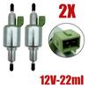 2X 12V 24V 2-5KW Air Diesel Heater Oil Fuel Pump For Webasto Eberspacher Truck Heater Pulse Meter Pump 16ML 22ML 28ML 32ML