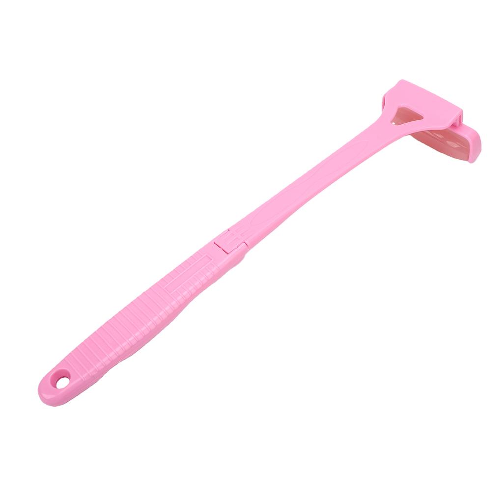 Pink Foldable Long Handle Lotion Applicator Cooling Rollers Back Lotion Applicator Massage with Replacement Roller