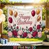 Party Backdrop Floral Balloon Photo Booth Background Front Door Decor
