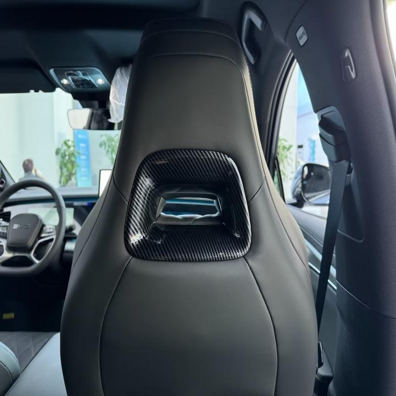 LHD For BYD Sealion 7 Sea lion 07 EV 2024 2025 ABS carbonfiber accessories window rise switch gear Ac vent steering wheel cover