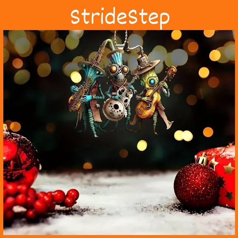 Interior Halloween Car Ornament With Acrylic Flat Surface Monster Band Decor For