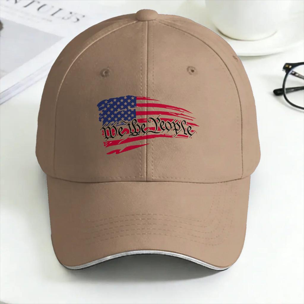 We The People Th USA University Baseball Cap Outdoor Gym Hot Sale Trucker Hat Unisex Adult Casual Design Baseball Caps