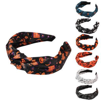 Halloween Pumpkins Knotted Headband High Headband Hairpin High-end Hair Cave Hair Accessories