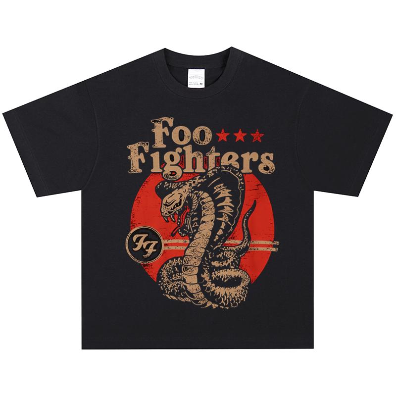 Foo Fighters T-Shirt, Soft Fabric Casual Daily Wear M