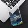 Snow Mountain Lake Landscape Phone Case for Google Pixel 6A 8 Pro 8A 6 5G 7 Pro 7A Hand Painted Clear Soft TPU Back Cover Fundas