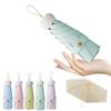 Folding Sun UV Cute Small Folding Suitable for Both Sunny and Rainy Complete Sun Perfect for Adults and Easy To Comes with Storage Pouch Umbrella,