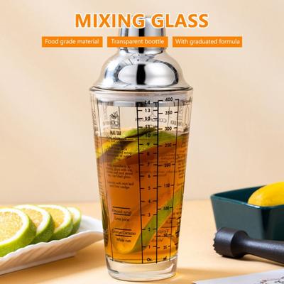 Stainless Steel Shaker Cup Bartender Tools Cocktail Shaker Wine Mixing Bottle Measuring Jigger