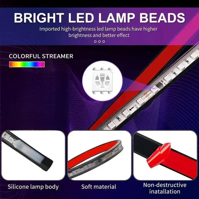 RGB LED Strip Lights for Trucks Operating on 24V an Ambient Lighting Kit for Vehicles Designed for Driving Truck Flashing Light