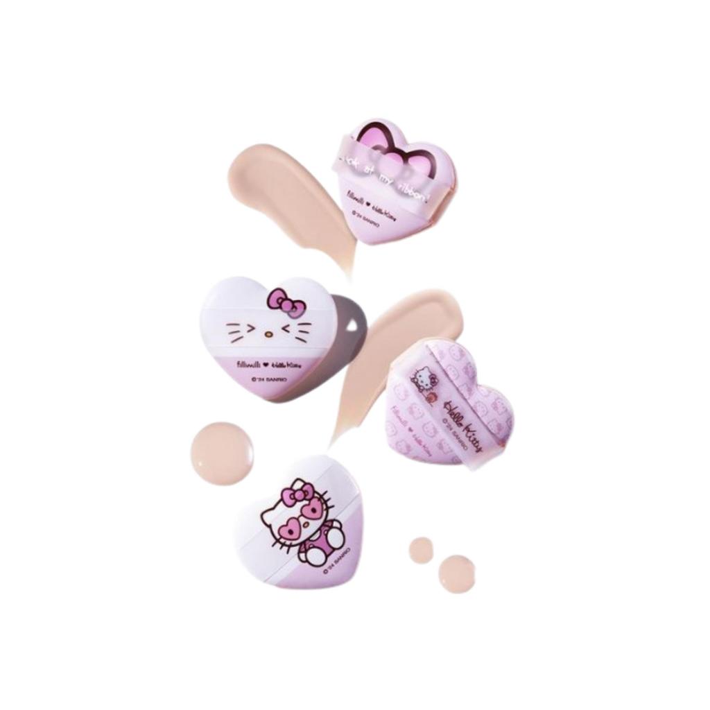 Fillimilli Hello Kitty Heart Cushion Puff (5P) Select One from the Two Items