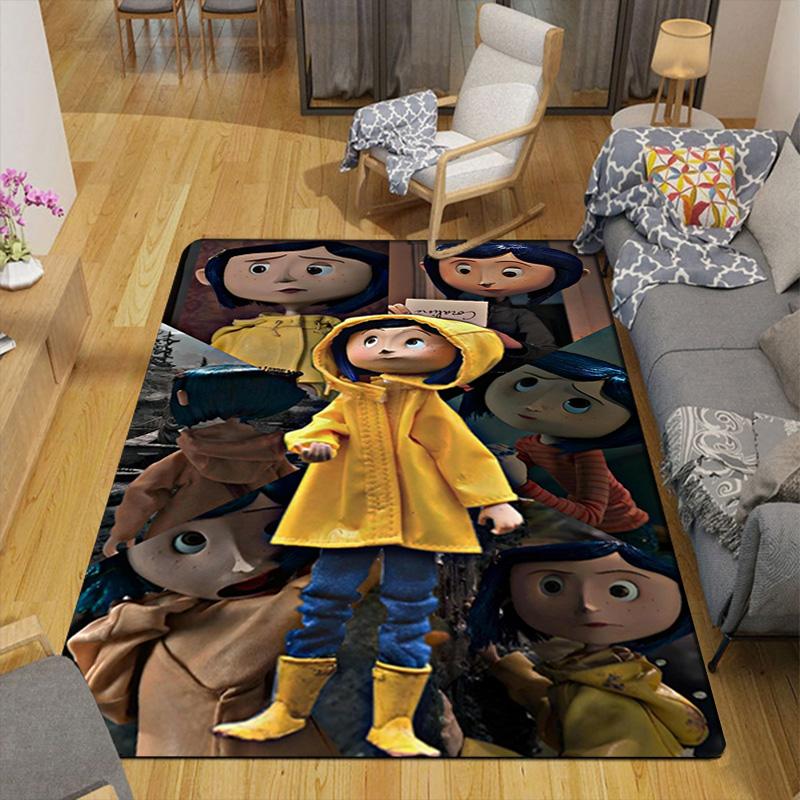 Coraline Rug Floor Mat for Living Room or Bedroom Soft and Comfortable Carpet a Gift for Birthday and Holiday.