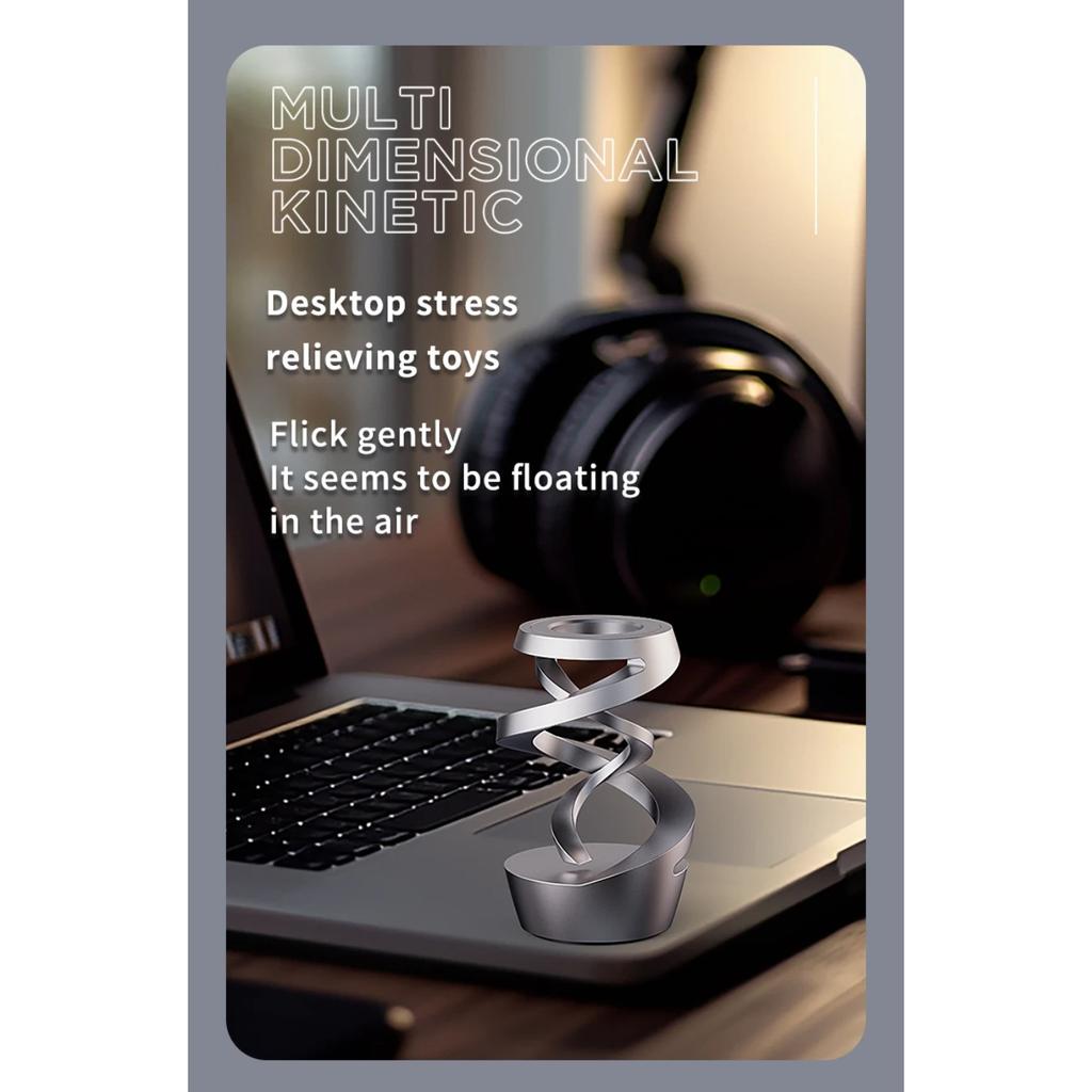 Kovové Antigravitační Levitující Gyro Dekompresní Hračka Stolní Levitující Rotující Kyvadlo Dekompresní Artefakt Prstový Gyroskop