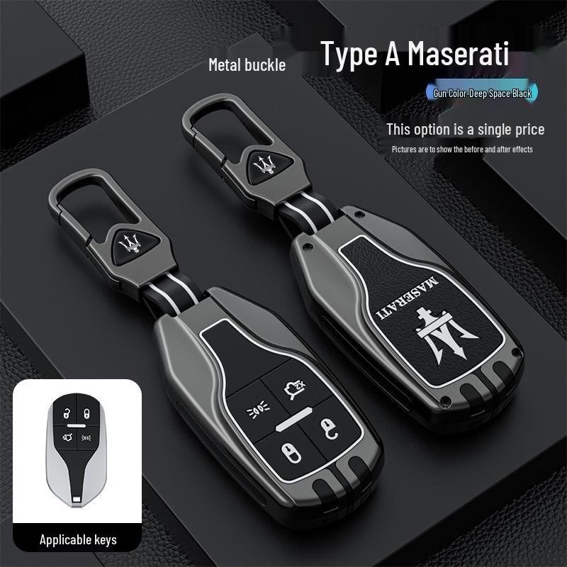 Maserati Ghibli & Levante Key Case with Metal Buckle