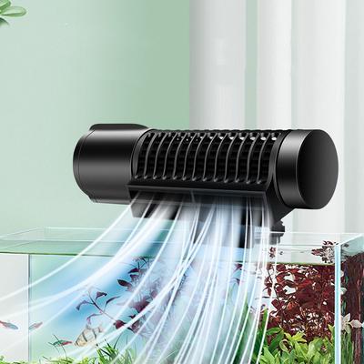 Frequency Conversion Aquarium Cooling Fan Adjustable Automatic Temperature Control Fish Tank Cooling Fan Black Mute