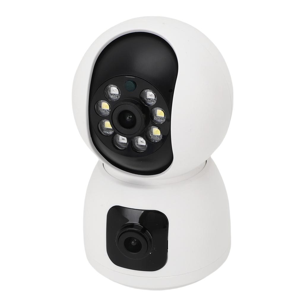 Smart Camera for Tuya APP Full Color Double Lens Rotatable Camera for Home Security Support Hotspot