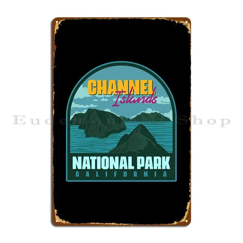 Channel Islands National Metal Sign Print Funny Decoration Mural Wall Mural Tin Sign Poster 20x30cm（7.8x11.8inch）
