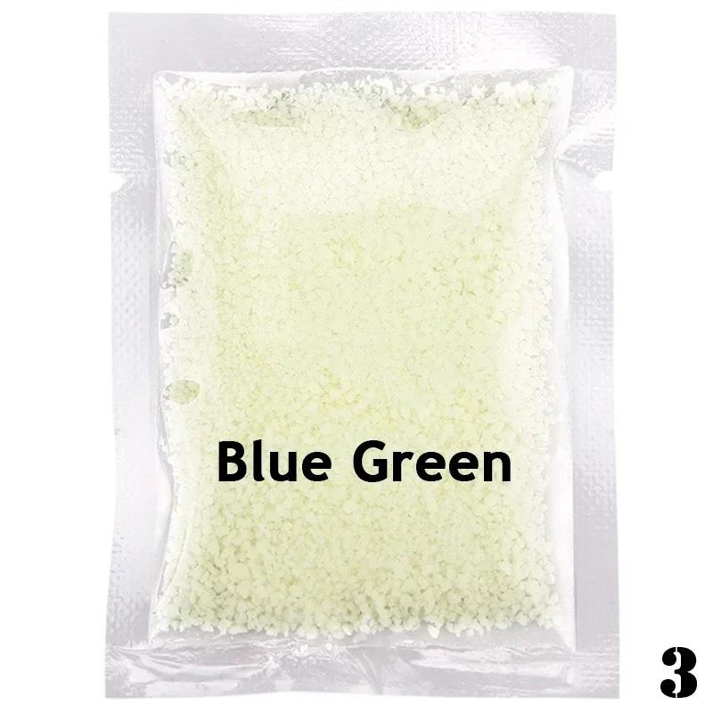 1X Färgglada Fluorescerande Superlysande Partiklar Glödande Pigment Starkt Lysande Sand Lysande i Mörkret Sand Barn DIY Leksaker