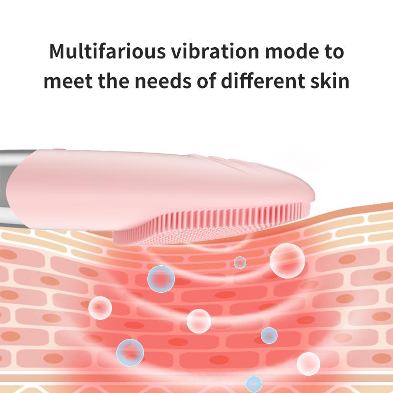 Elektrisk ansiktsrengöringsborste Sonic Elektrisk ansiktsrengöring Ansiktsrengöringsborste Hudskrubber Hudmassagerare Hudvårdsverktyg