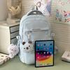 Women's Travel Backpack College Style Large Capacity Backpack Student Schoolbag Computer Bag with Coin Purse