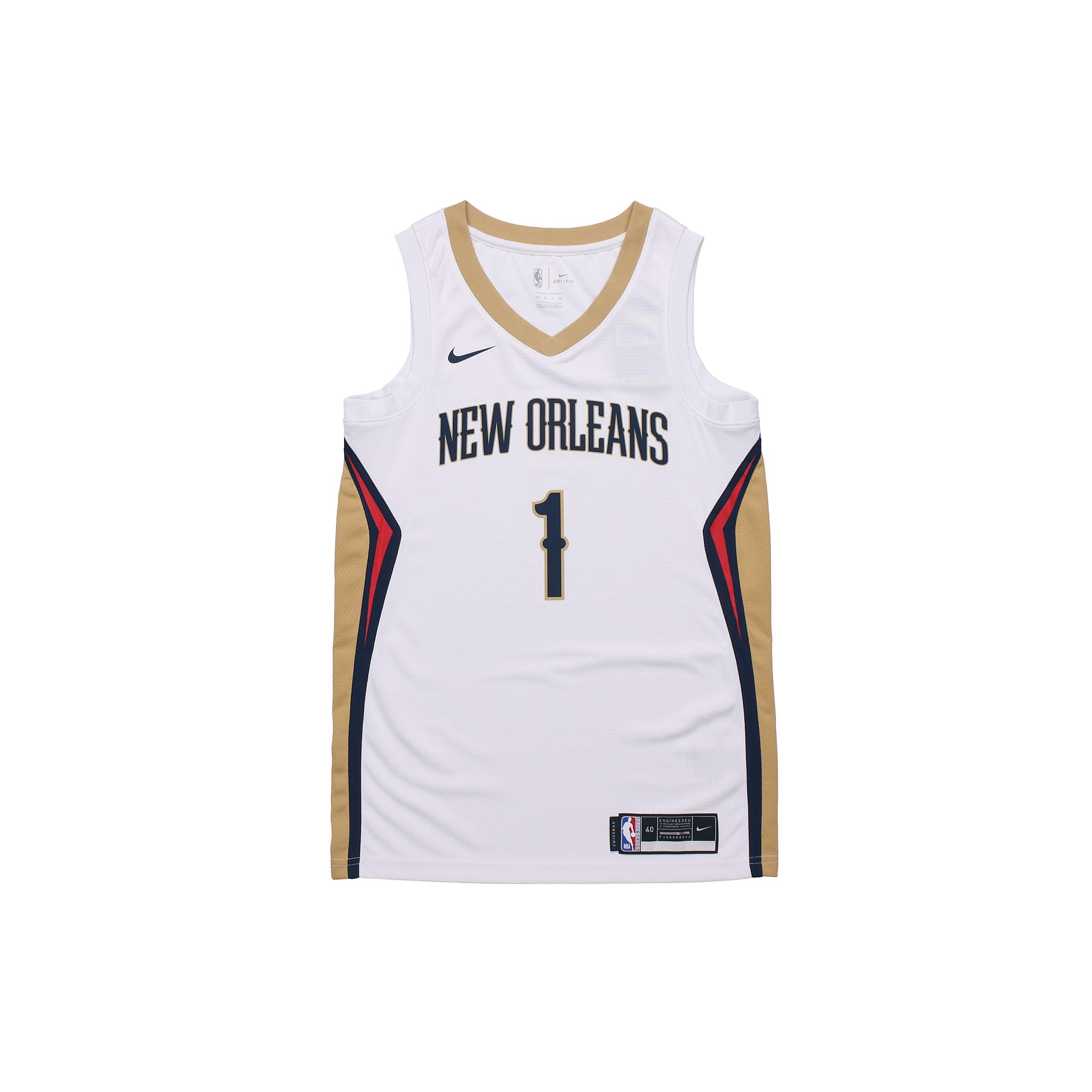 

New Nike Nike X NBA Basketball Jerseys Men s White CW3601-107 S