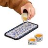Portable Gongfu Tea Set with Kiln Handle: Travel Tea Brewer, 1 Pot, 3 Cups