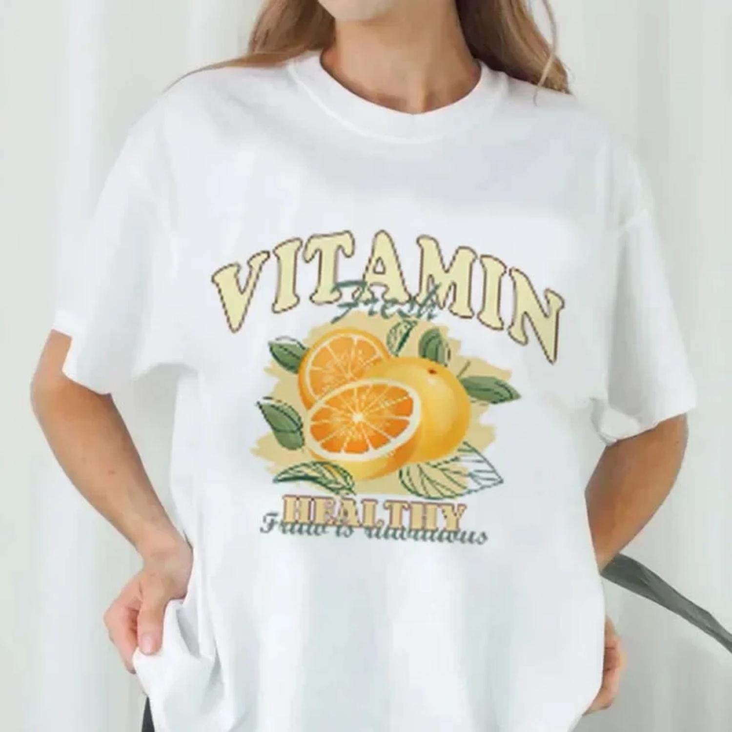 7133 Ватамин Кавайные Футболки Модные Кокетливая Эстетика Графические Футболки Милые Винтажные Зеркальный Шар Футболка Женская Одежда Y2k XXXXXL белый