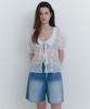 LETTERA Bermuda Denim Pants_Blue