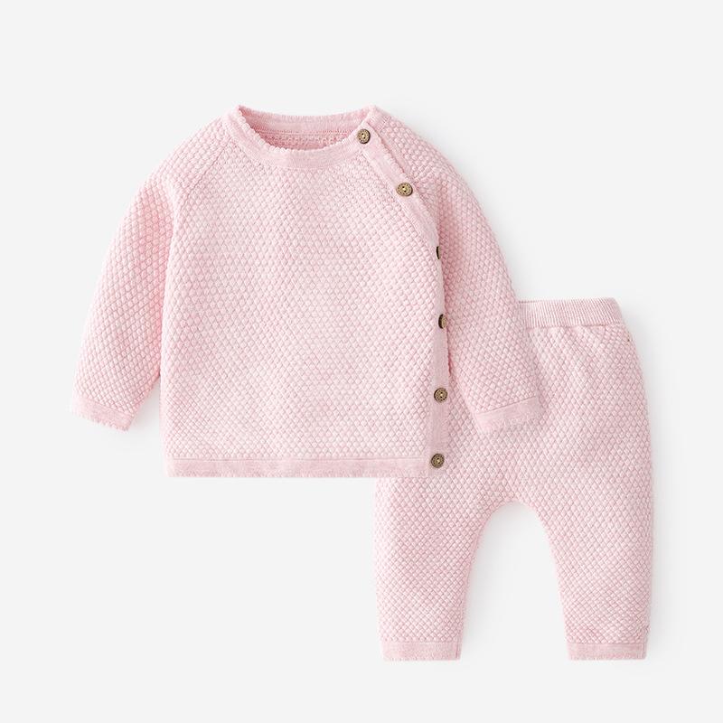 

Комплекты детской одежды, комплекты из хлопка, весна, одежда для новорожденных мальчиков и девочек, штаны, вязаный свитер, детские пижамы, комплекты 66cm