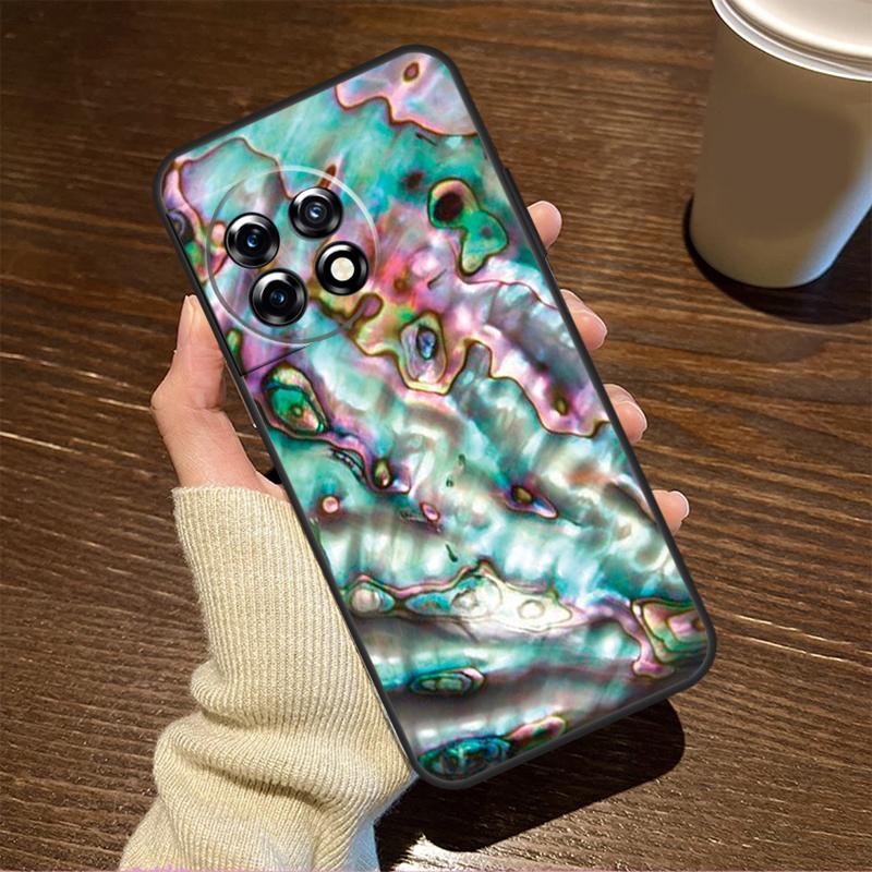Abalone Shell For OnePlus Nord CE 5 2 3 4 Lite N20 N30 Case For OnePlus 15 R 13 12 11 8T 10T 13T 12R 13R