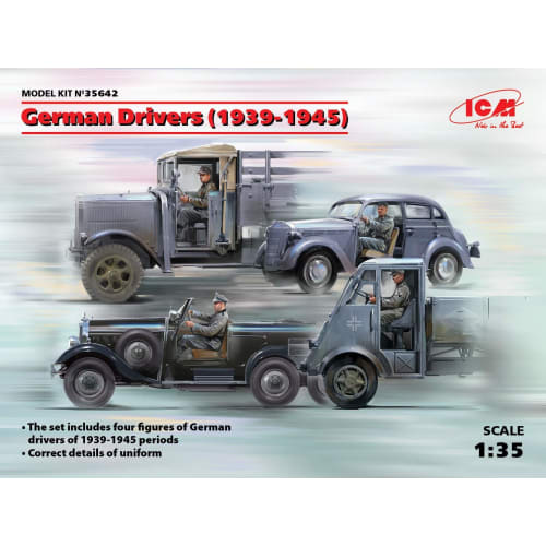 ICM 1/35 German Driver 1939-1945 Plastic Model 35642