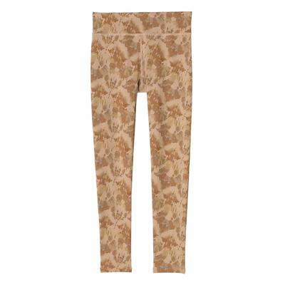 Atsugi Clear Beauty Active Yoga Stretch Fit Botanical Nuance 49277PS Leggings, Leggings, Pattern, Women's, Apricot,