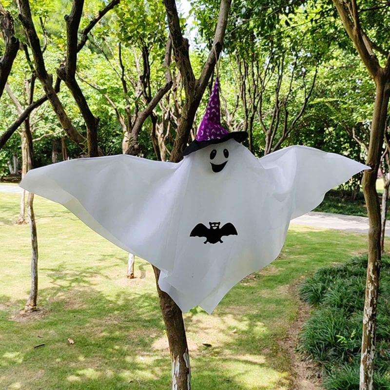 Horror Halloween Ornament Outdoor Geist Spukhaus Flucht Gruseliger Hängeanhänger für Vorgarten Terrasse Dekoration Requisiten