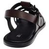 Zara Pu Vintage Cool Lace-Up Back Strap Round Toe Flat Roman Sandals 1.5Cm Women sandals Brown 13523510-38