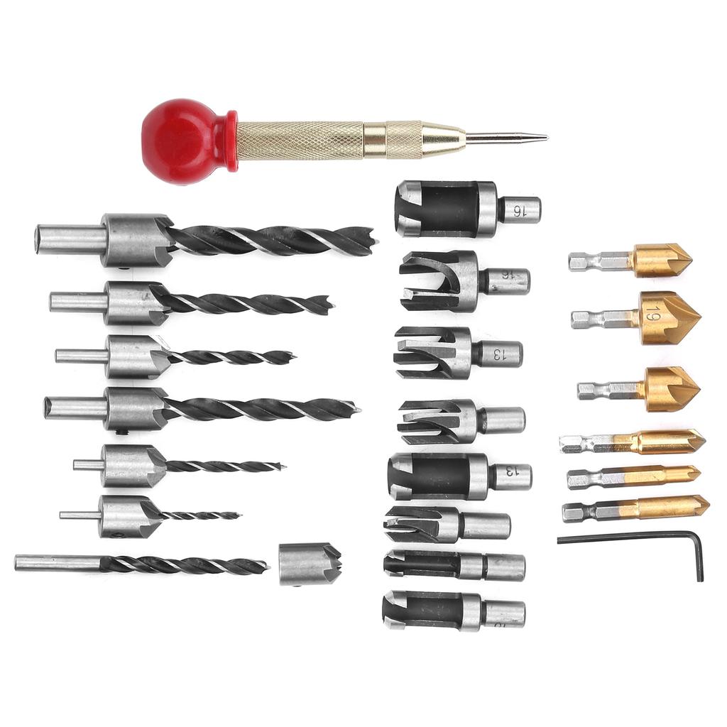 Woodworking Drilling Bit Chamfer Hole Countersink Drill Tools Industrial Supplies