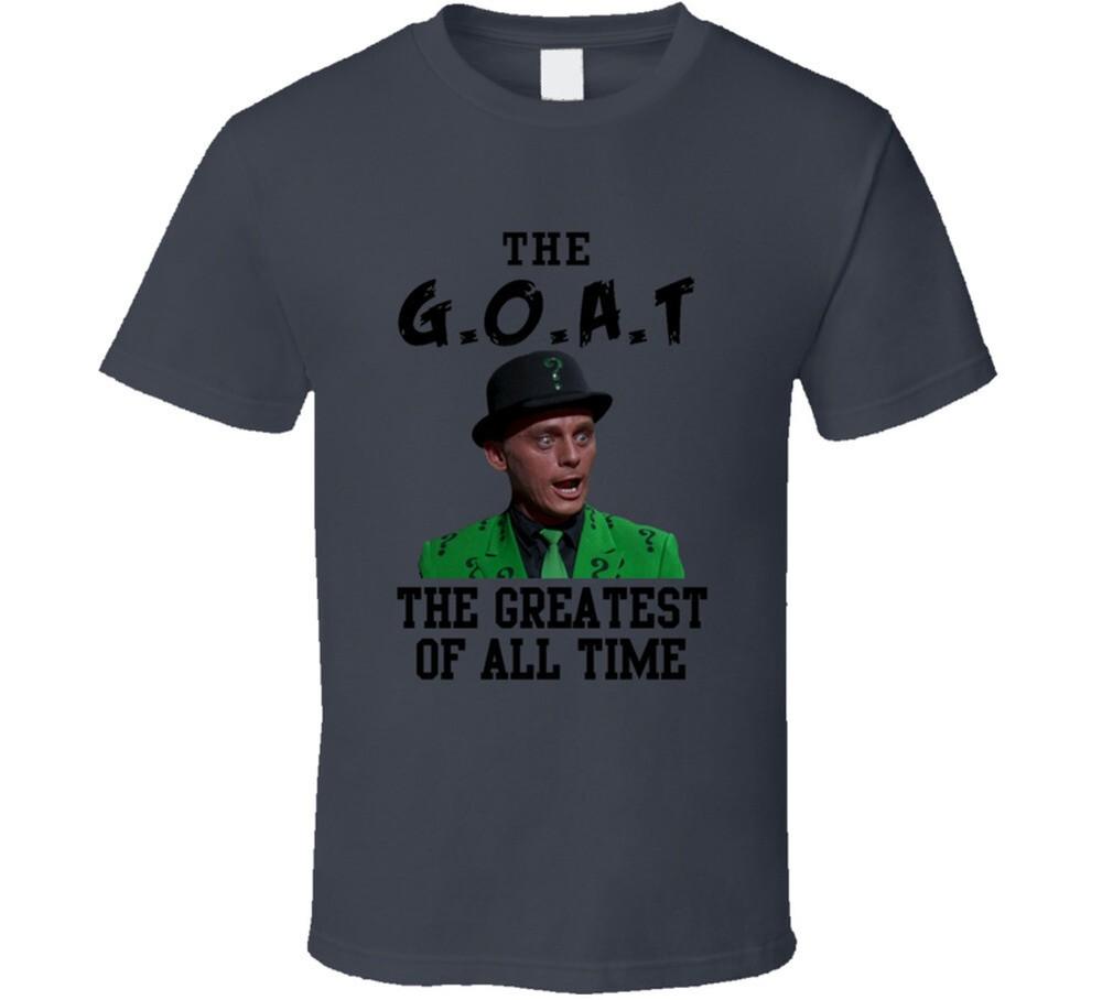 The Riddler The Greatest Of All Time Goat Batman Villain Tv Show T Shirt Unisex T-Shirt XXXXL