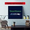 Seattle Seahawks Customize Your Name Diamond Painting Round Diamond Rhinestones Mosaic Diamond Embroidery Wall Paintings Rhinestones Gift Frameless