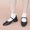 Rika Heel Strap Pumps A6127 Black LL