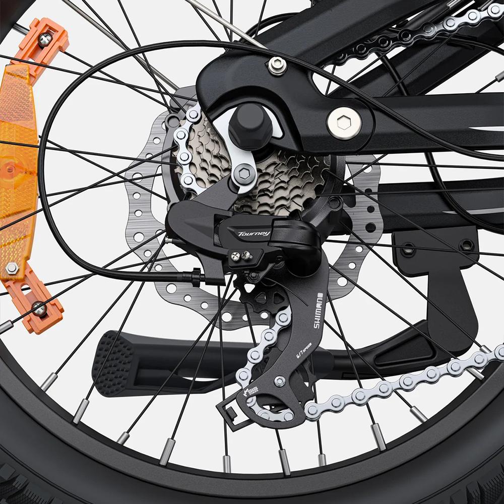 Electric Bicycle Engwe L20 3.0 BOOST 20" Top Speed 25Km/h Fully Suspended Adult Electric Bicycle 48V 13.5AH Hydraulic Brake