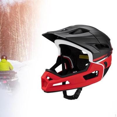 Bike Helmet Full Face Cycling Equipment Protective Gear Removable Washable Lining Bicycle for